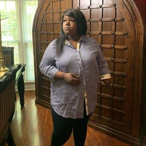 Blue Chambray Blouse